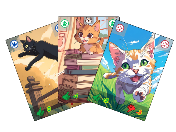 Aper&ccedil;u des cartes du jeu